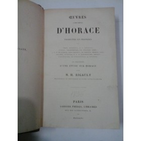OEUVRES  COMPLETES  D˙HORACE  -  M. H. RIGAULT